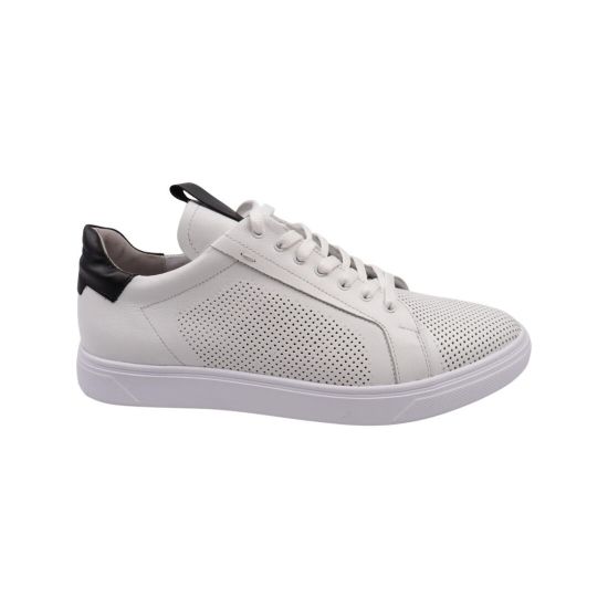 Кеди чоловічі Maxus shoes білі натуральна шкіра 98-22LTCP