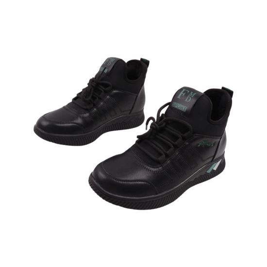 Кросівки жіночі Li Fexpert чорні натуральна шкіра 979-22DHS