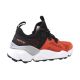 Кросівки чоловічі з текстилю, на низькому ходу, помаранчеві, Rax 1-21LK