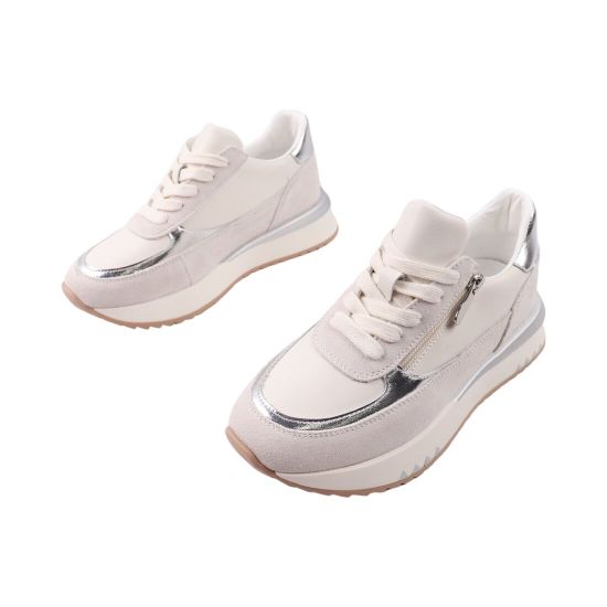 Кросівки жіночі Li Fexpert молочні натуральна шкіра 1573-24DK