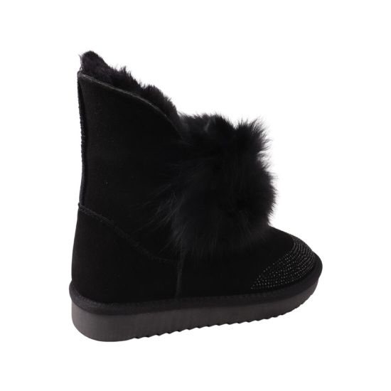 Уги жіночі UGG чорні натуральна замша 293-22ZU