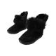 Уги жіночі UGG чорні натуральна замша 293-22ZU