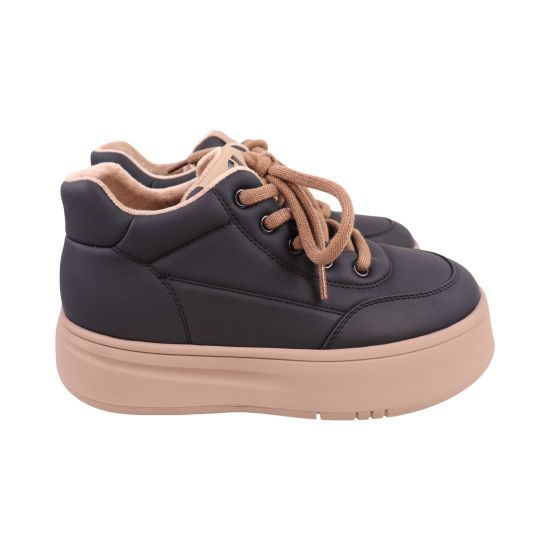 Черевики жіночі Meego Comfort чорні натуральна шкіра 145-26DHS