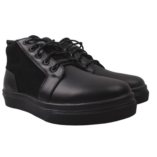 Черевики комфорт чоловічі Maxus Shoes натуральна шкіра, колір чорний 32-9ZHC