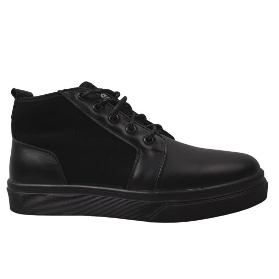Черевики комфорт чоловічі Maxus Shoes натуральна шкіра, колір чорний 32-9ZHC