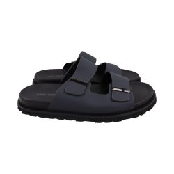 Шлепанцы мужские Brooman синие натуральная кожа