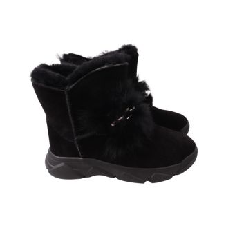 Уги жіночі UGG чорні натуральна замша