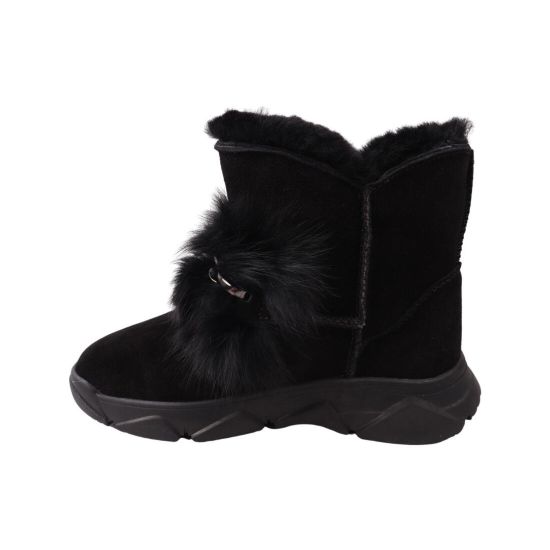 Уги жіночі UGG чорні натуральна замша 278-22ZU