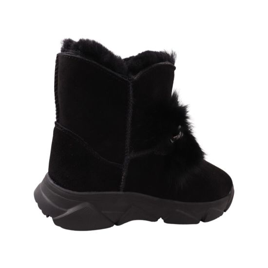 Уги жіночі UGG чорні натуральна замша 278-22ZU