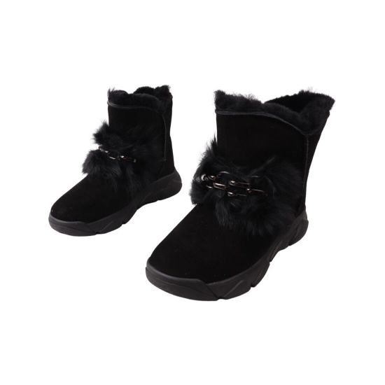 Уги жіночі UGG чорні натуральна замша 278-22ZU