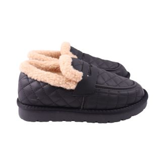 Туфли женские Fashion черные на платформе