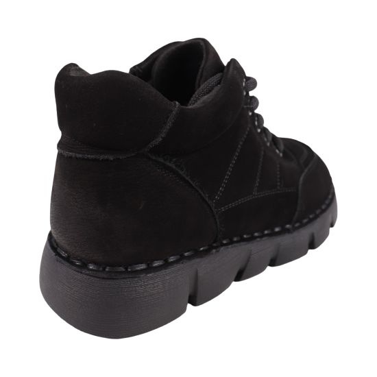 Черевики жіночі Lola Andy чорні натуральний нубук 539-26DHS