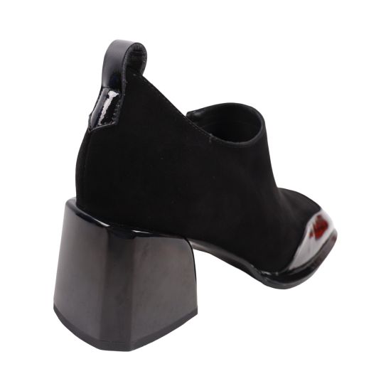 Туфлі жіночі Farinni чорні натуральна замша 1202-26DT