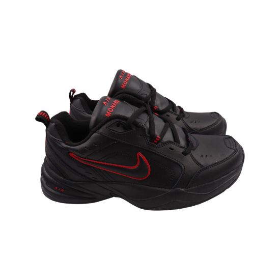 Кросівки чоловічі Nike чорні натуральна шкіра 106-22DK
