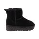 Угги женские Fashion черные натуральная замша 248-26ZU