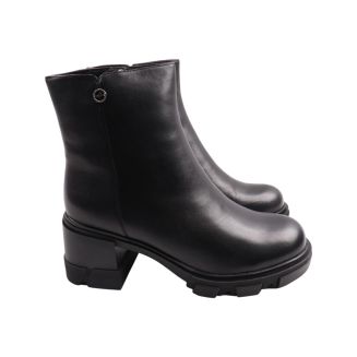 Ботинки женские Molka черные натуральная кожа