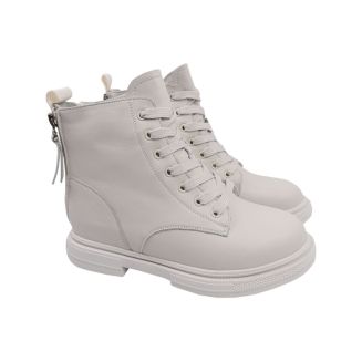 Черевики жіночі Vikonty білі натуральна шкіра