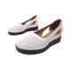 Туфлі на низькому ходу жіночі Euromoda натуральна шкіра, колір білий 434-20LTCP