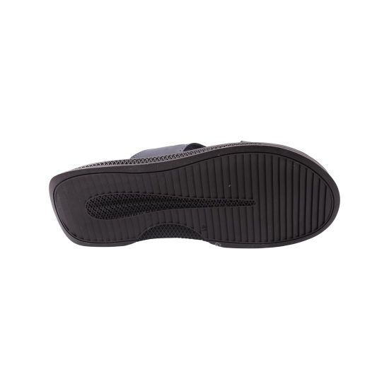 Шльопанці чоловічі Maxus shoes чорні натуральна шкіра 122-23LSHC