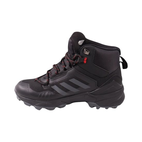 Кроссовки мужские Adidas черные текстиль 114-24ZKH