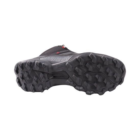 Кроссовки мужские Adidas черные текстиль 114-24ZKH