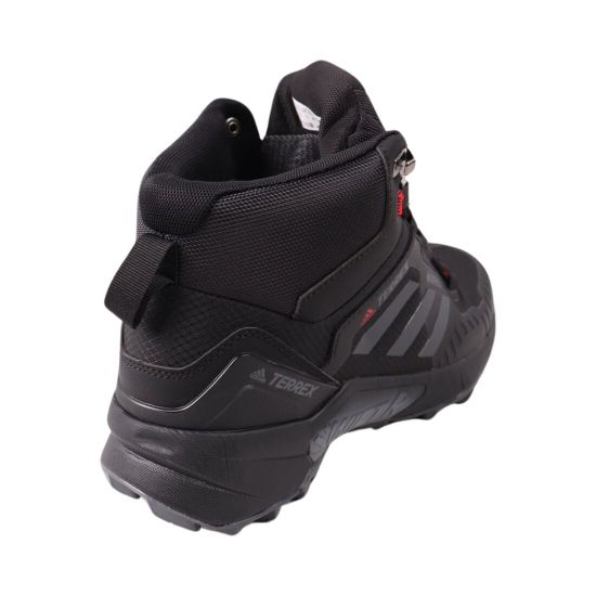 Кроссовки мужские Adidas черные текстиль 114-24ZKH