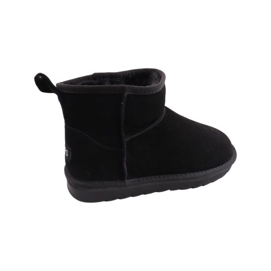 Угги мужские UGG черные натуральная замша 304-23ZU