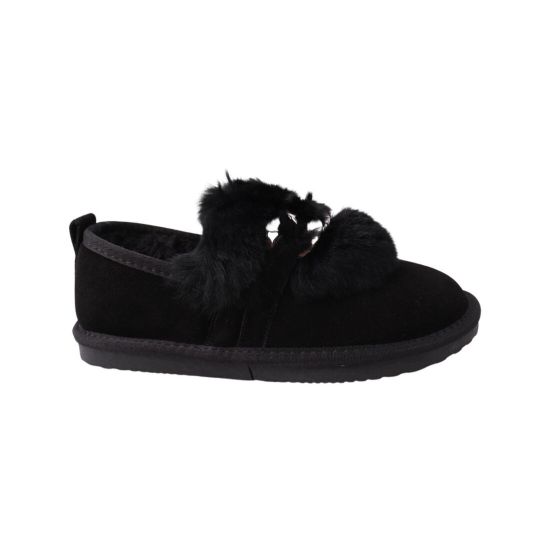 Уги жіночі UGG чорні натуральна замша 299-22ZTC