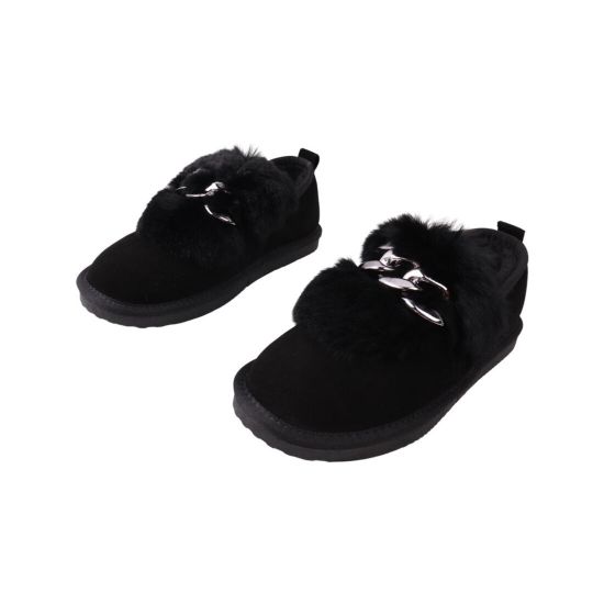 Уги жіночі UGG чорні натуральна замша 299-22ZTC
