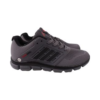 Кроссовки мужские Adidas серые текстиль