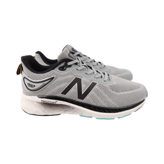 Кроссовки мужские New Balance серые текстиль