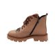Ботинки женские Euromoda бежевые натуральная кожа 496-22DHC