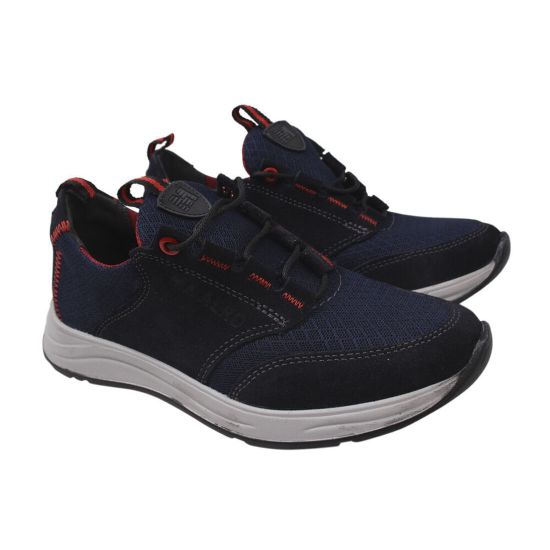 Туфлі спорт чоловічі Maxus Shoes Текстиль, колір синій 48-20DTS