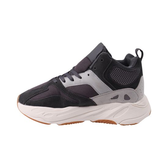 Кроссовки мужские Adidas серые текстиль 118-24ZHS
