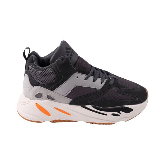 Кроссовки мужские Adidas серые текстиль 118-24ZHS