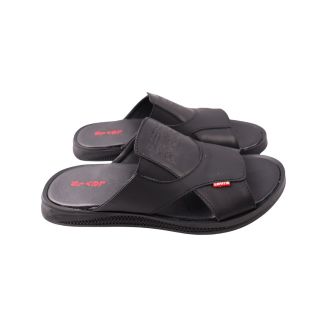 Шльопанці чоловічі Maxus shoes чорні натуральна шкіра
