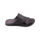 Шльопанці чоловічі Maxus shoes чорні натуральна шкіра 130-23LSHC