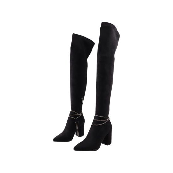 Ботфорты женские Stefaniya nina черные 221-23/24DSB