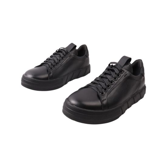 Кеди чоловічі Maxus shoes чорні натуральна шкіра 79-21DTC
