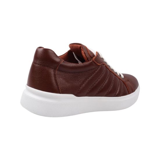 Кеди чоловічі Maxus shoes коричневі натуральна шкіра 80-21DTC
