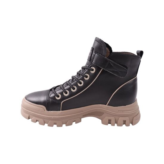 Черевики жіночі Li Fexpert чорні натуральна шкіра 1387-23DHS
