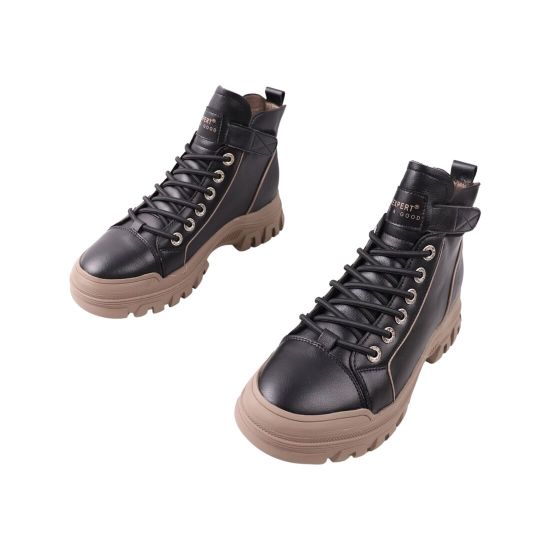 Черевики жіночі Li Fexpert чорні натуральна шкіра 1387-23DHS