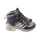 Кроссовки мужские Adidas серые текстиль 111-24ZKH