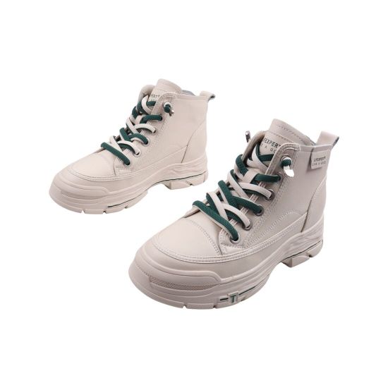 Черевики жіночі Li Fexpert молочні натуральна шкіра 1296-23DHS