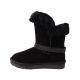 Уги жіночі UGG чорні натуральна замша 281-22ZU