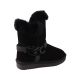 Уги жіночі UGG чорні натуральна замша 281-22ZU