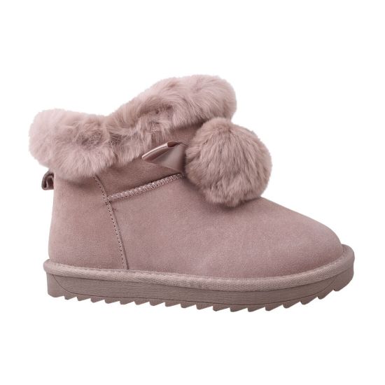 Уги жіночі UGG Натуральна замша, колір пудра 236-9ZU