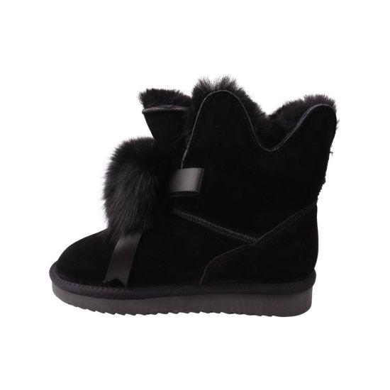 Уги жіночі UGG чорні натуральна замша 272-22ZU