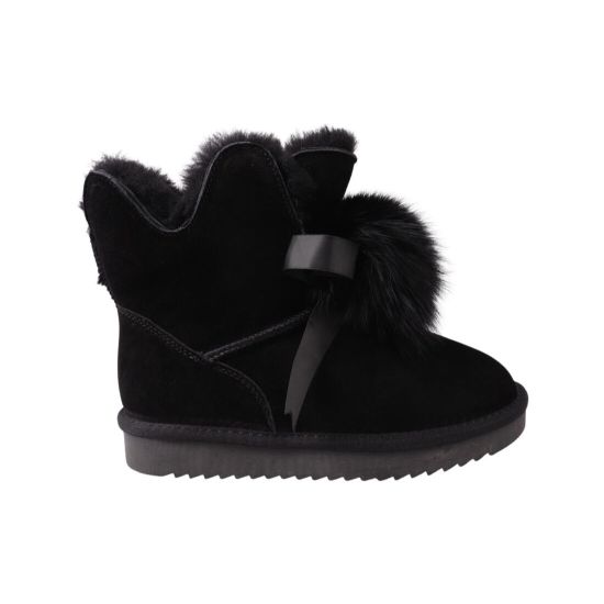 Уги жіночі UGG чорні натуральна замша 272-22ZU