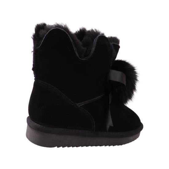 Уги жіночі UGG чорні натуральна замша 272-22ZU